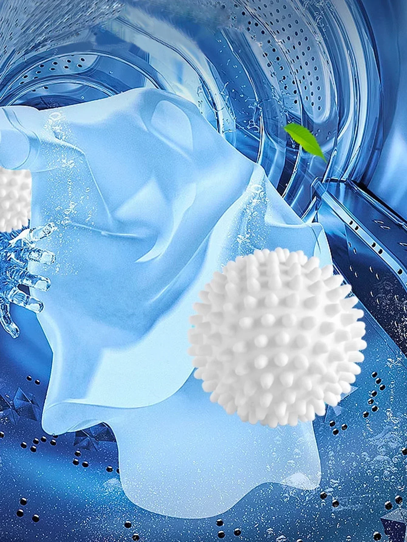 TPR Anti-Winding Laundry Ball Circular Cleaning Drum Washing Machine For Dirt Removal And Knotting