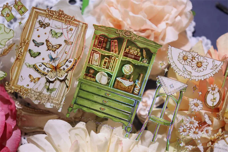 

Наслаждайтесь зеленой жизнью для отдыха, блестящие золотые радужные ленты для домашних животных, товары для рукоделия, скрапбукинг, создание открыток, декоративные наклейки