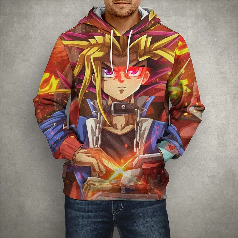 

2022 New Fashion Men Women Children Pullover Anime Yu Gi Oh Monster 3D Print Long Sleeve Top Casual Boy Girl Cartoon Sweatshirts
