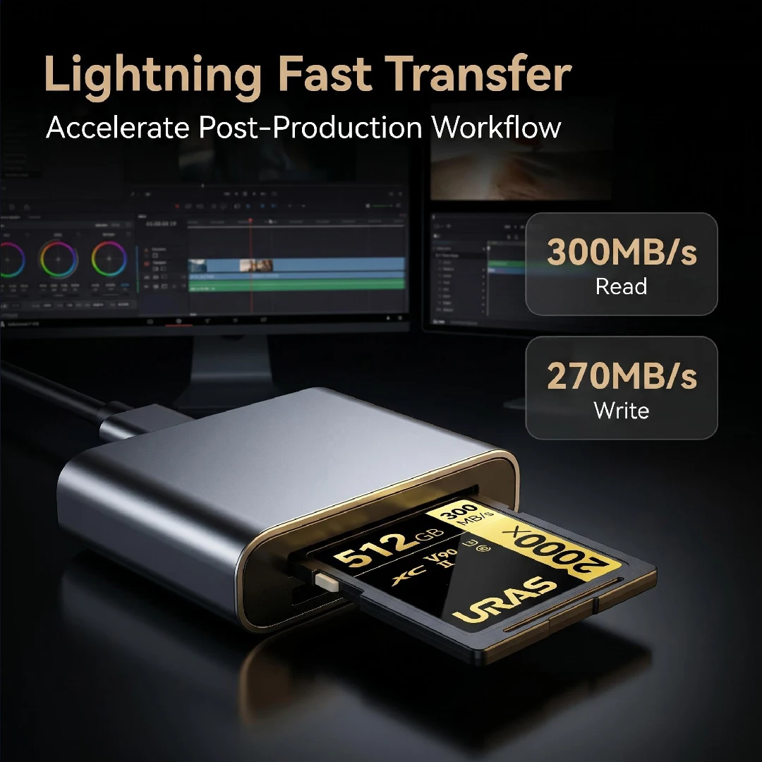 고속 2000x SD 메모리 카드 512GB 256GB 128GB 64GB UHS-II C10 U3 V90 SDXC 카드 풀 HD 8K 비디오 최대 300MB/s 카메라용