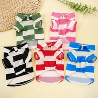 Polo pour chien, vêtements d'été décontractés pour petits et grands chiens, T-Shirt pour chats, Chihuahua, carlin, Costumes, chemises Yorkshire 2