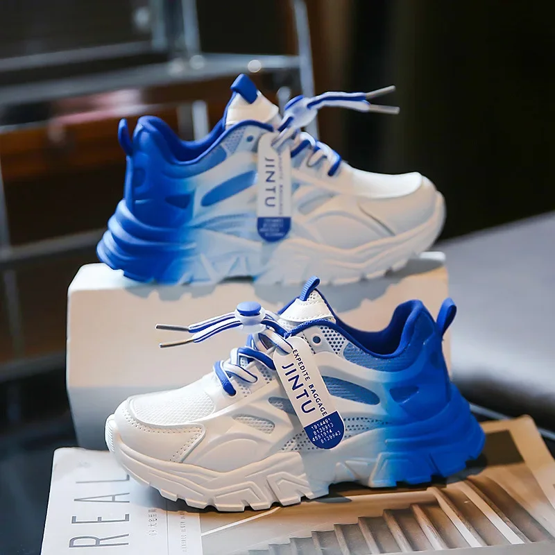 Kids Sneakers Sports Shoes Kids Sports Shoes Kids Shoes Children Mesh Sneakers Kids Boys Girls Lightweight Casual Sports Running Shoes Soft Sole Summer Breathable Tennis