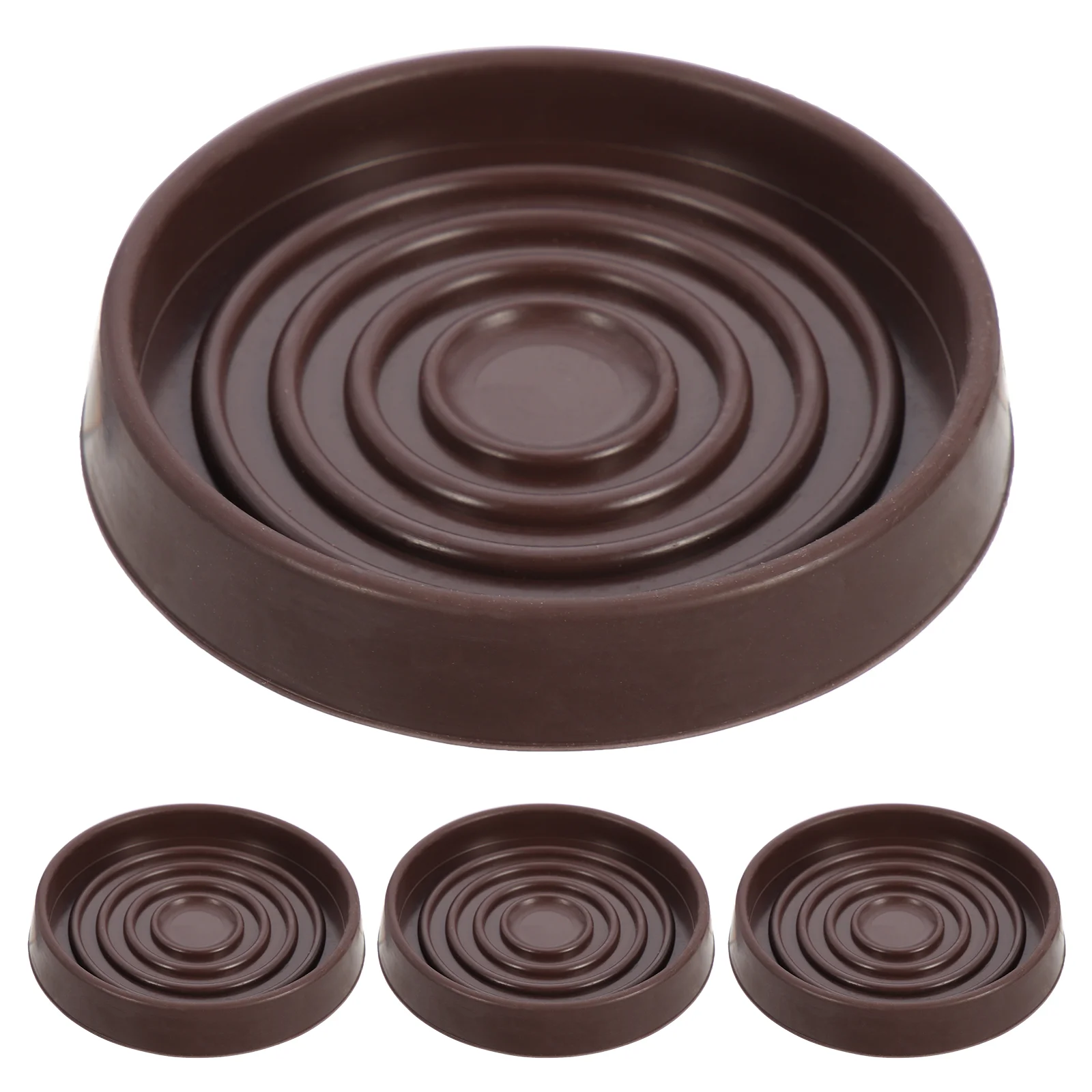 

4Pcs Rubber Furniture Foot Pads Anti-skid Round Furniture Chair Leg Covers
