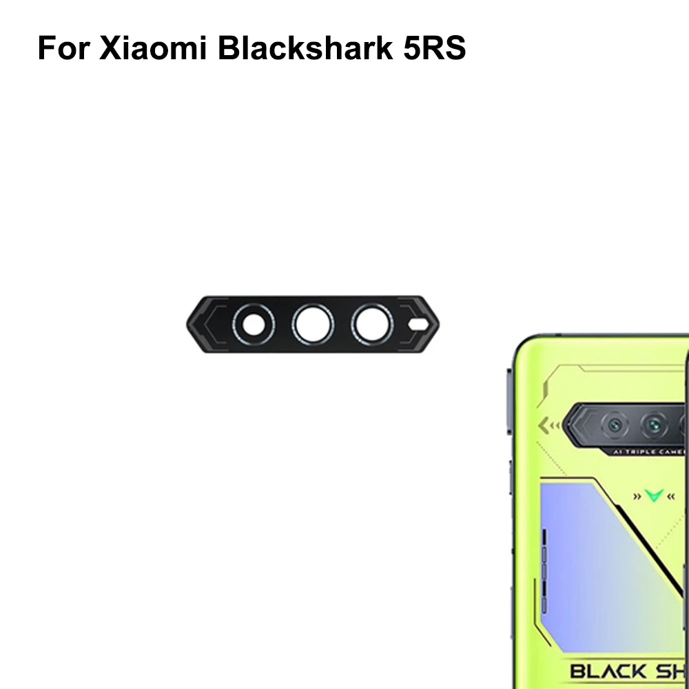 

2 шт. протестированный Новый объектив для задней камеры Xiaomi Blackshark 5RS, подходит для Xiao mi Black shark 5 RS, запасные части