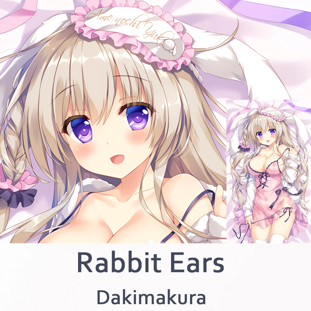 

Rabbit Ears Mai Waifu is SAIKO Dakimakura Pillow Case Anime Cosplay Hugging Body Accessories Gifts