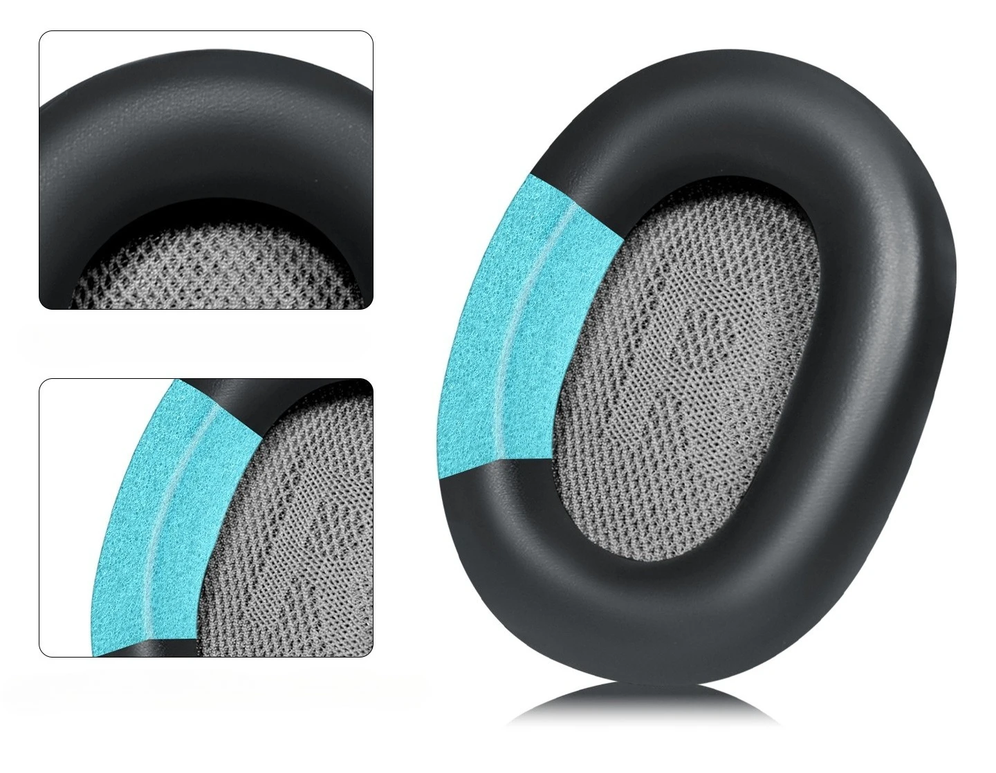 Suitable for Sony WH-1000XM5 ear pads silicone leather earphone covers foam ear pads XM5 over-ear ear pads