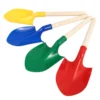 4 Pcs Playing with Sand Toy Child Beach Toys Outdoor for Kids Plastic Wooden Shovels 1