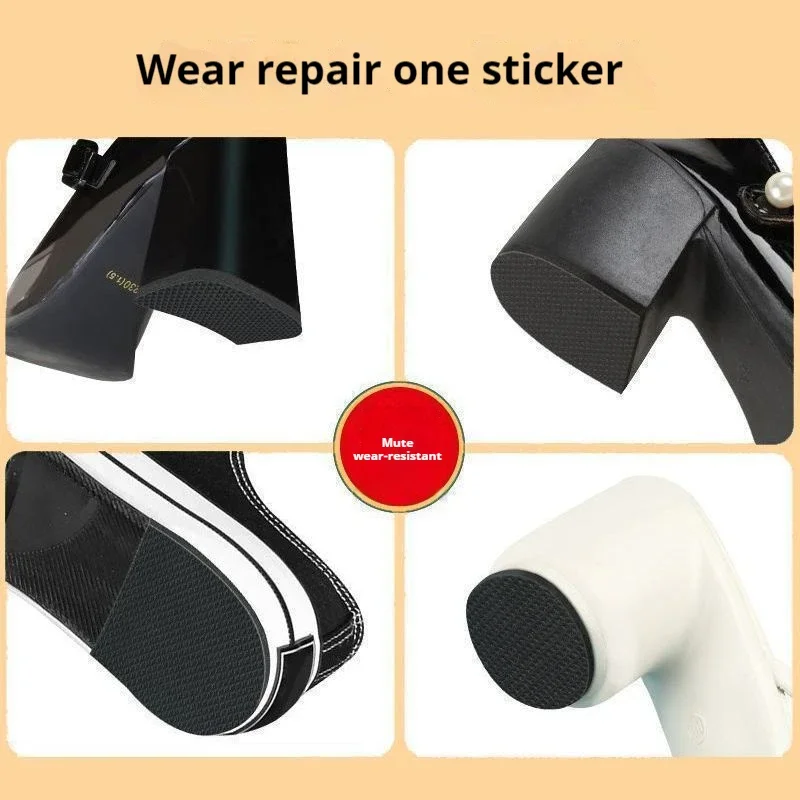 1roll Thick Anti-slip Mute Shoe Sole Patches for Repairing Holes Protecting Soles Suitable for High Heels and Sports Shoes