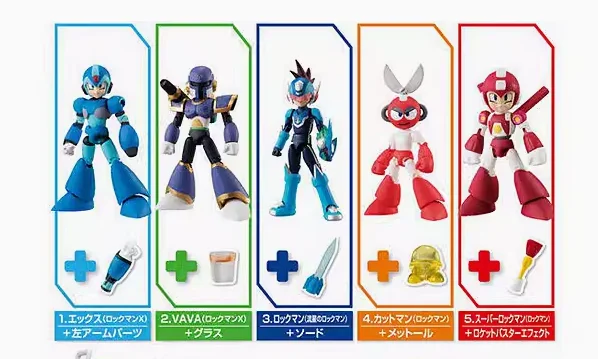 バンダイ-オリジナルパームロックマン2ボックス、xブラズゼロズ