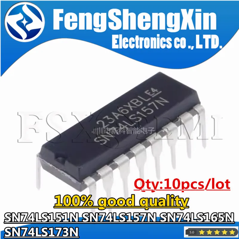 

10pcs SN74LS157N 74LS157 SN74LS151N 74LS165 74LS151 74LS173 SN74LS165N SN74LS173N DIP-16 QUAD 2-INPUT MULTIPLEXER IC