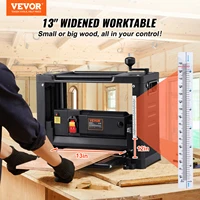 VEVOR Thickness Planer 13inch Benchtop Planer with Two-Blade 15-Amp 1800W Powerful Motor Low Noise for DIY Woodworking Planing 2