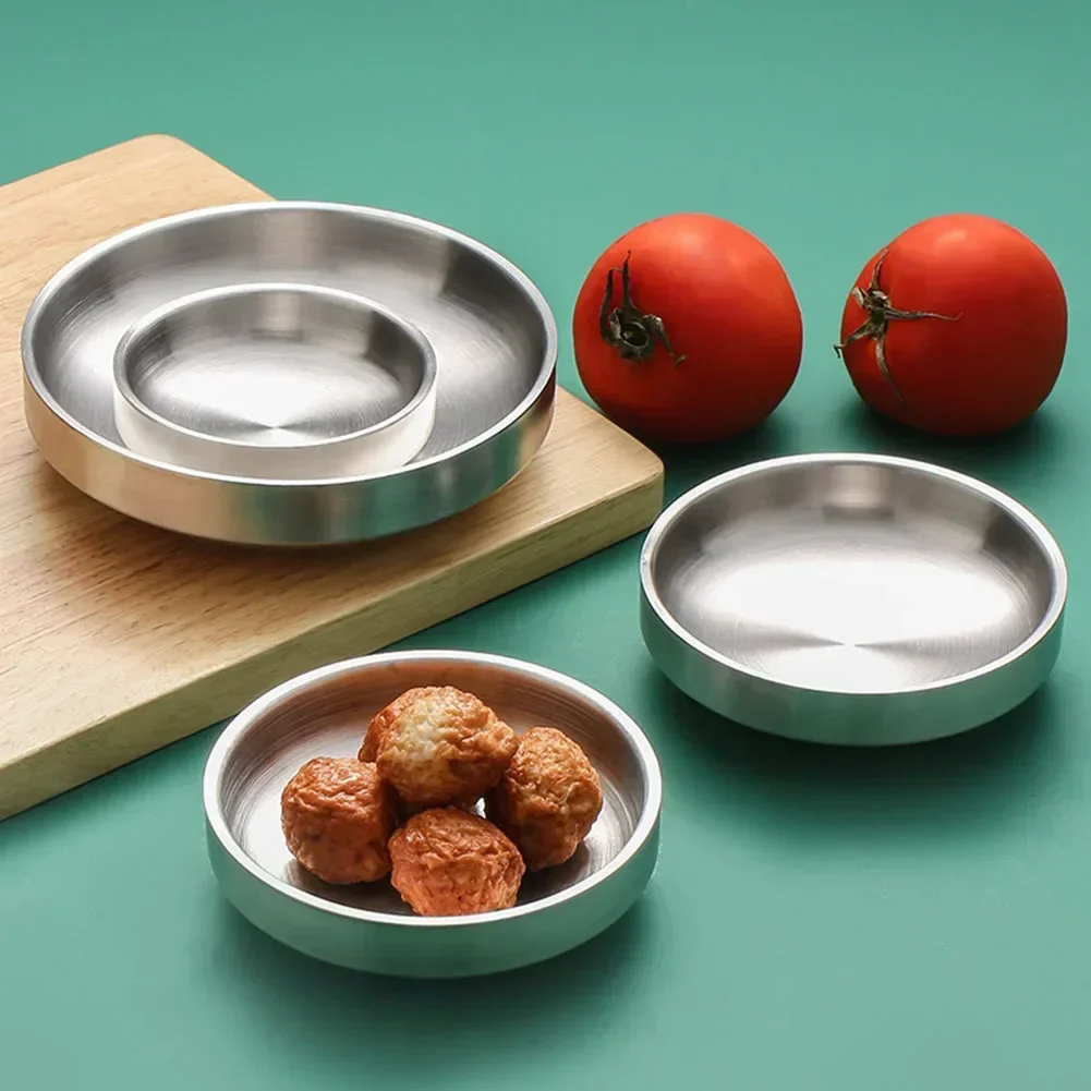 Stainless Steel Bowl Bowl Holder Korean Korean Cuisine Stainless Steel Kitchen Accessories For Displaying Cakes Tableware Dish