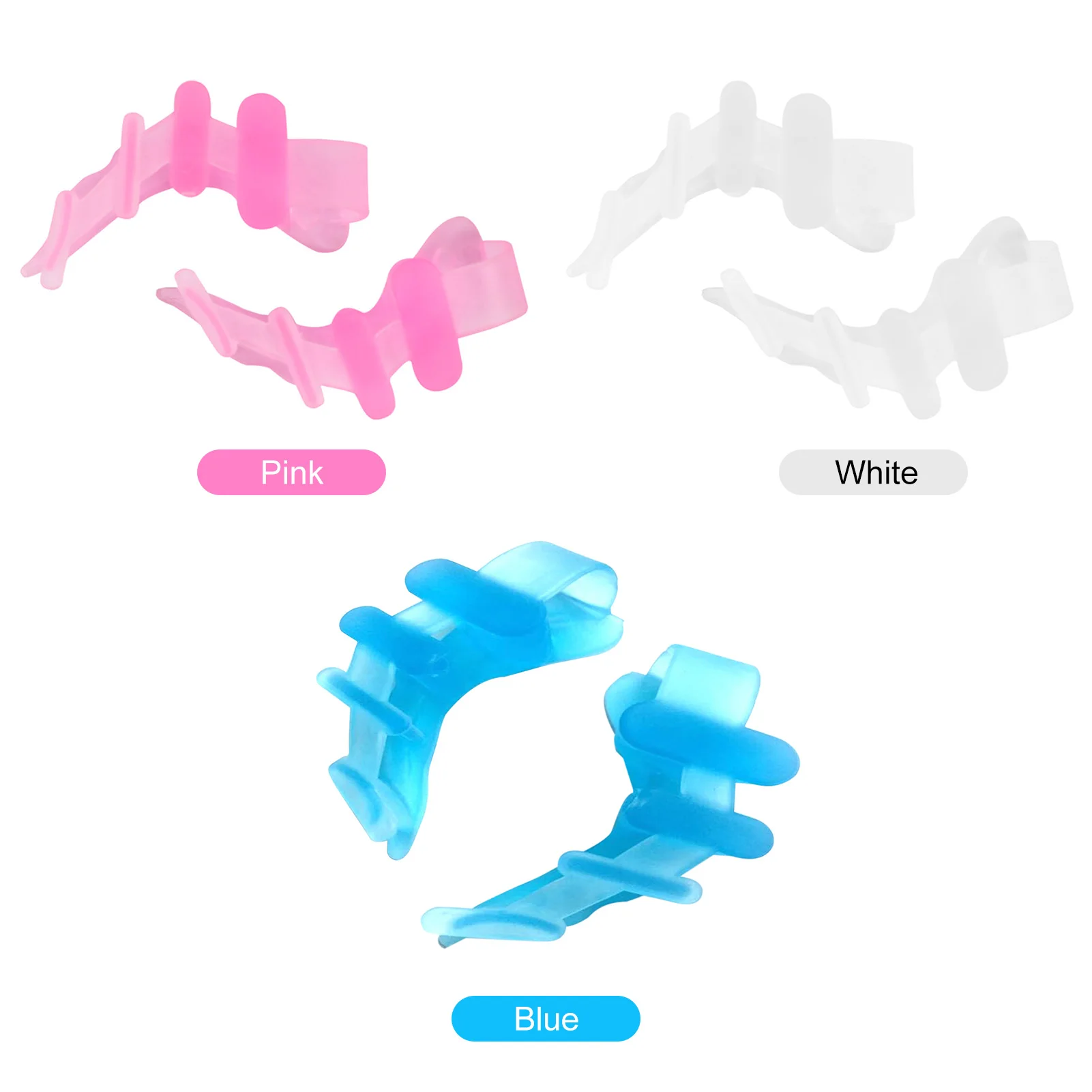 4 Holes Gel Finger Toe Separator Hallux Valgus Protector Divider Bunion Orthopedic Adjuster Thumb Valgus Guard Feet Care Tool