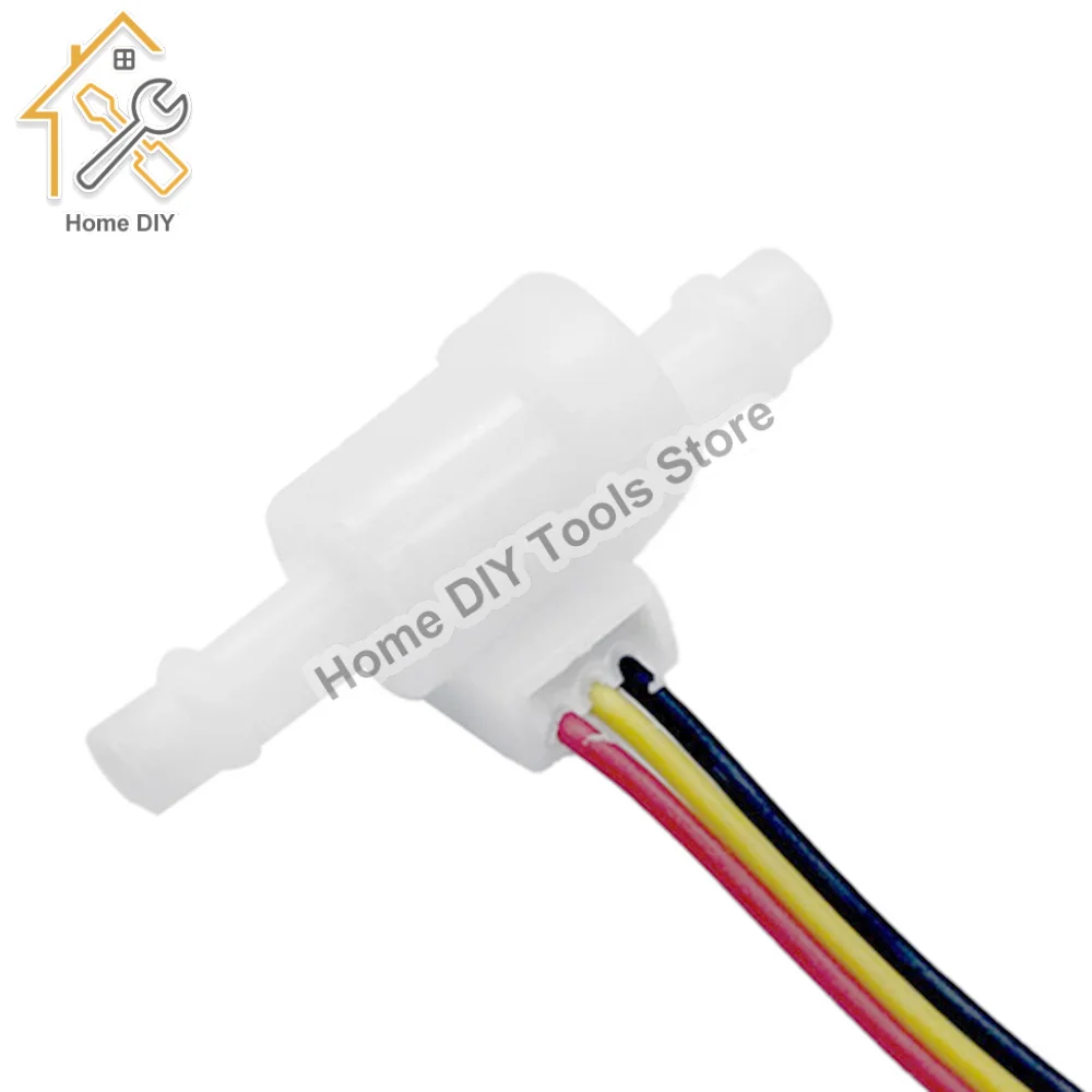 Water Flow Sensor 0.05-1.5L/min Mini Hall Effect Liquid Flowmeter Fluidmeter Counter Coffee Machine