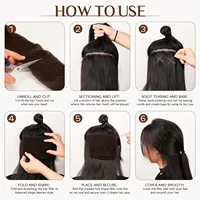 Outil accessoire pour cheveux moelleux, remplissage de Volume de cheveux, équipé de 20 pinces à cheveux et 50 pinces à cheveux en forme de U, coiffures de fixation 2