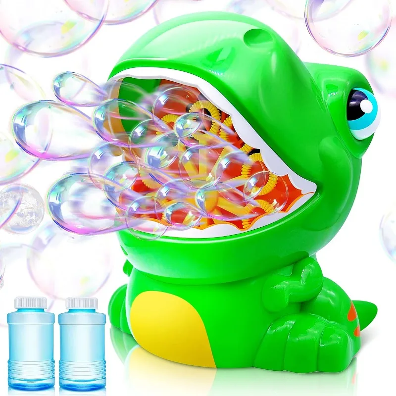 Dinosaur Bubble Machine Gun For Kids Outdoor Summer Toy Gift_voghion.com