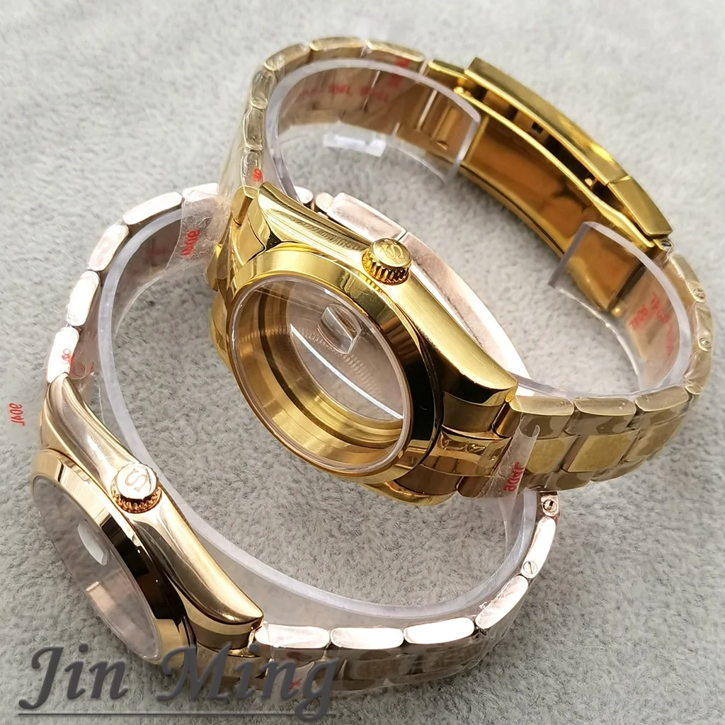 Premium Sapphire Glass Watch Case & Strap, 36mm/40mm, with S Crown
