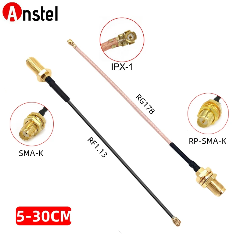 SMA to IPX Pigtail Jumper RP SMA Female to U.FL IPX 1 RG178 RF1.13 Coax Cable Adapter for Wifi Router Antenna 5cm 15cm 30cm rf connector adapter wiring cable connectors wire connectors power connector plug adapter power connector adapter