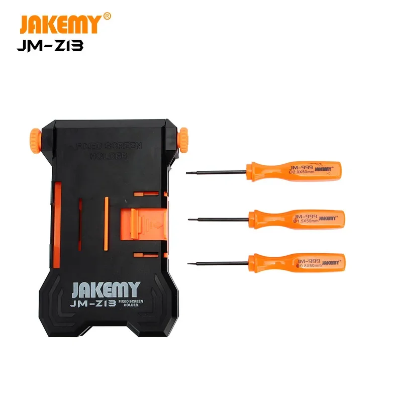 

JAKEMY JM-Z13 4 IN 1 Easy and simple to handle smart mobile phone repair stand holder DIY repair tools for phone pad