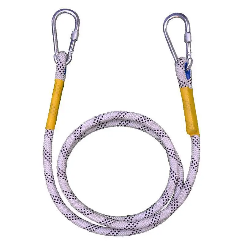 Durable Outdoor Safety Elastic Rope with Stainless Steel Carabiner