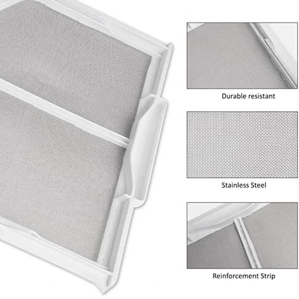 Clothes Dryer Filter Plastic Dryer Screen Filter Corrosion Resistance Lint Screen Replacement Part Filtering