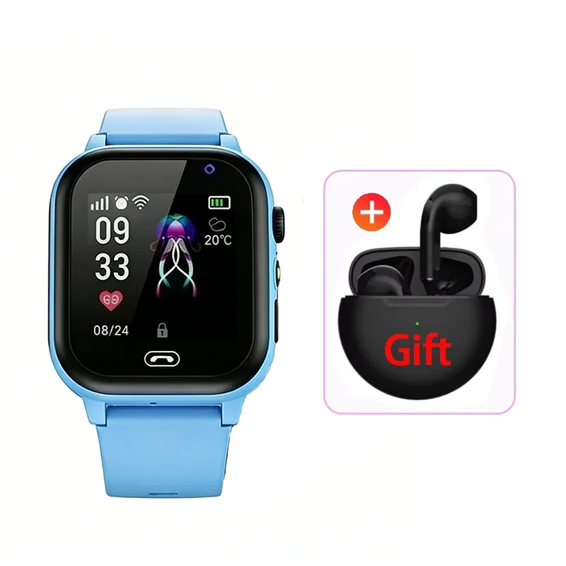 ساعة ذكية للأطفال 5G GPS موقع مكالمة فيديو بطاقة S...