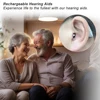 Rechargeable Digital BTE Hearing Aid Adjustable Volume Deaf Mini Sound Amplifier Portable Elderly Hearing Amplifier 6