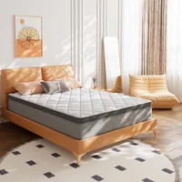 Queen Mattress,10 Inch Gel Memory Foam and Innerspring Hybrid Mattress in a Box with Individual Pocket Spring,100 Nights Trial 2