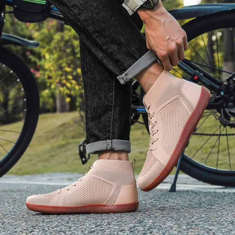 Barefoot Walking Shoes Yoga Shoes High-Top Breathable Anti-Slip Wide-Palmed Barefoot Casual Fitness Yoga Shoes Comfortable Sportswear And Bag Accessories