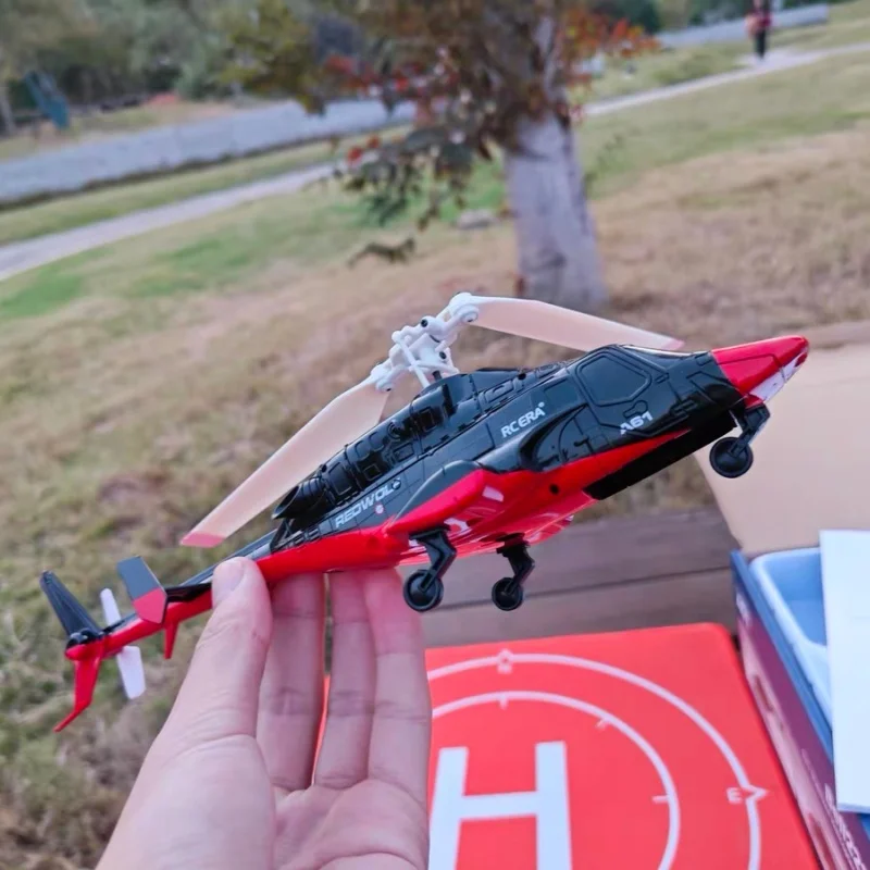 RC 에라 A61 미니 에어울프 4채널 RC 헬리콥터 2.4G 6축 자이로 안정화 고도 유지 리모컨 헬리콥터 장난감 (어린이/성인용)