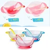 Baby Bowl Set Training Bowl Spoon Tableware Set Dinner Bowl Learning Dishes with Suction Cup Children Training Dinnerware 2
