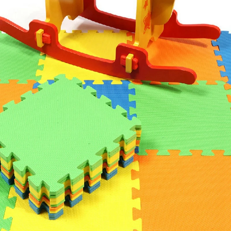 Play Mats Puzzle Modular Colored 20 Pieces 30X30 Cm Soft Eva Foam Children's Puzzle Rug For Tatami 4