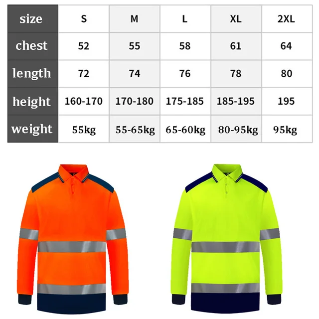 Summer Reflective Quick Dry Safety Polo