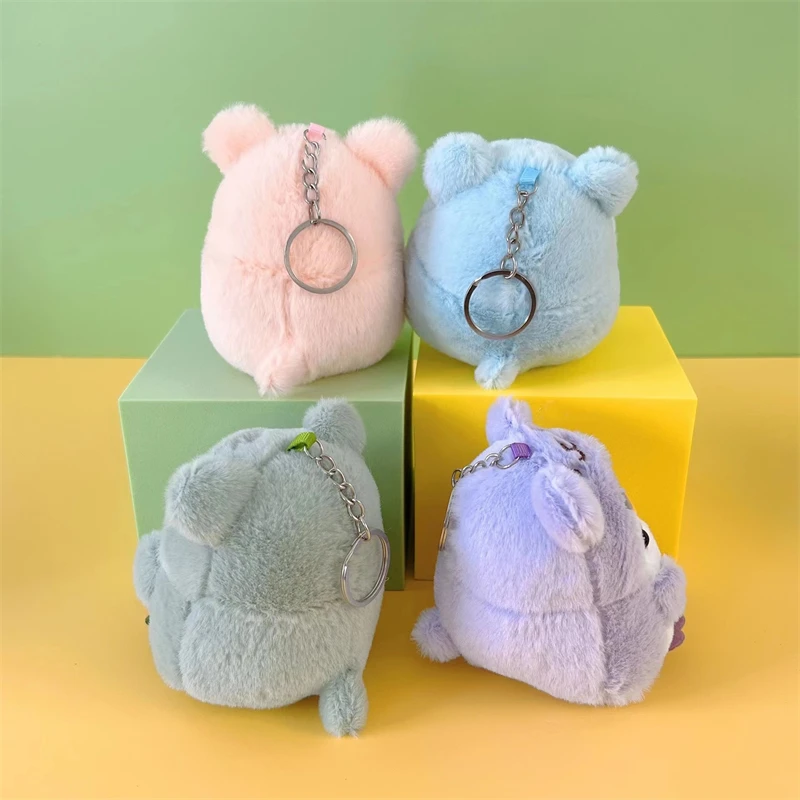 사랑스러운 펭귄 펜던트 플러시 인형 열쇠 고리