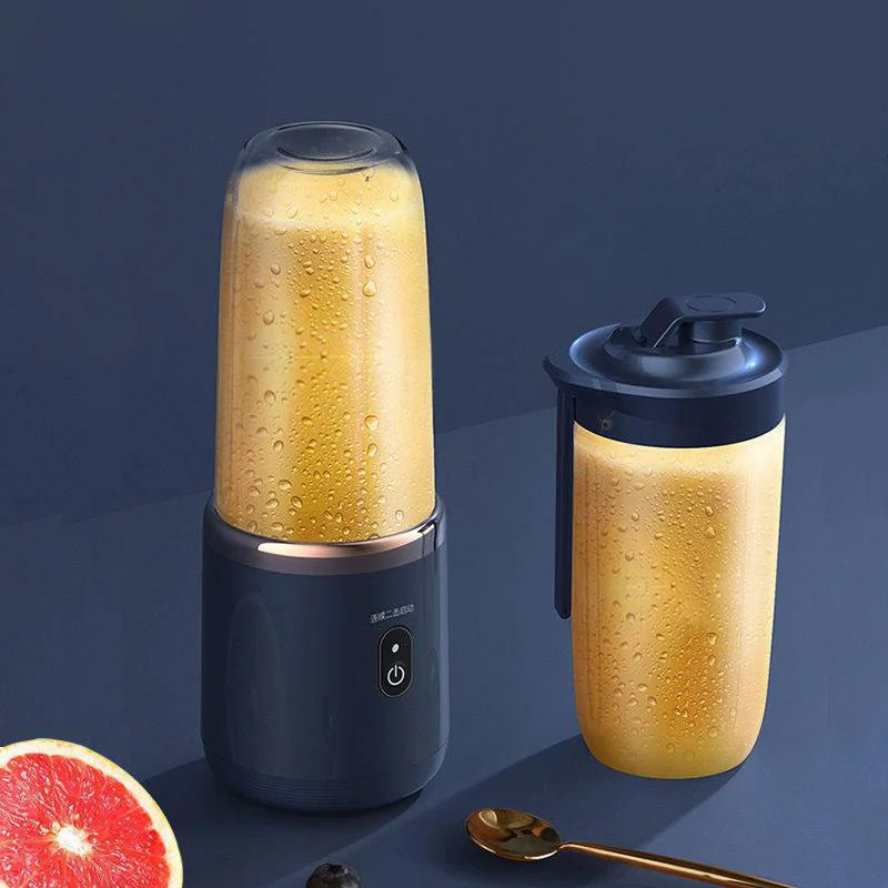 Electric 6 Blade Portable Multifunctional Juice Blender Juicer Cup USB Smoothie Blender Cup Wireless Mini Rechargeable