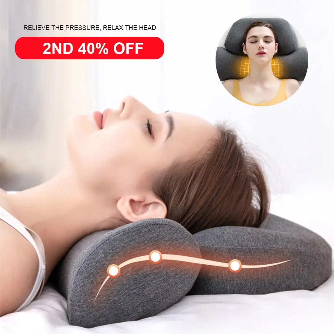 Neck Shoulder Pain Relief Pillow Soft Memory Slepping Pillows Butterfly