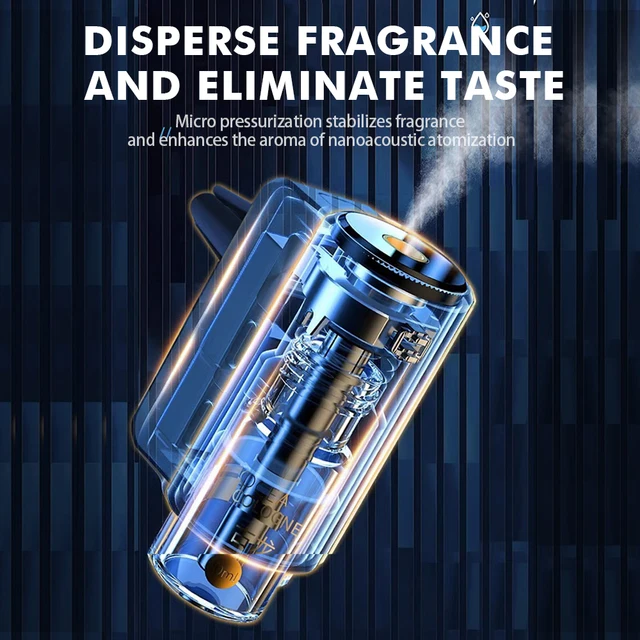 Diffuseur d'air électrique pour voiture, arôme, évent, humidificateur, brumisateur, aromathérapie, désodorisant, odeurs remodelées, accessoires de voiture 3