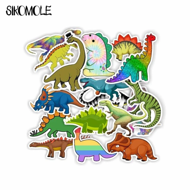 Waterproof Stickers Dinosaur Sticker  Stickers Animals Dinosaurs -  10/30/50pcs - Aliexpress