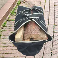 Firewood Carrier Handbag Fireplace Wood Holder for Barbecue Trip Backpacking 1