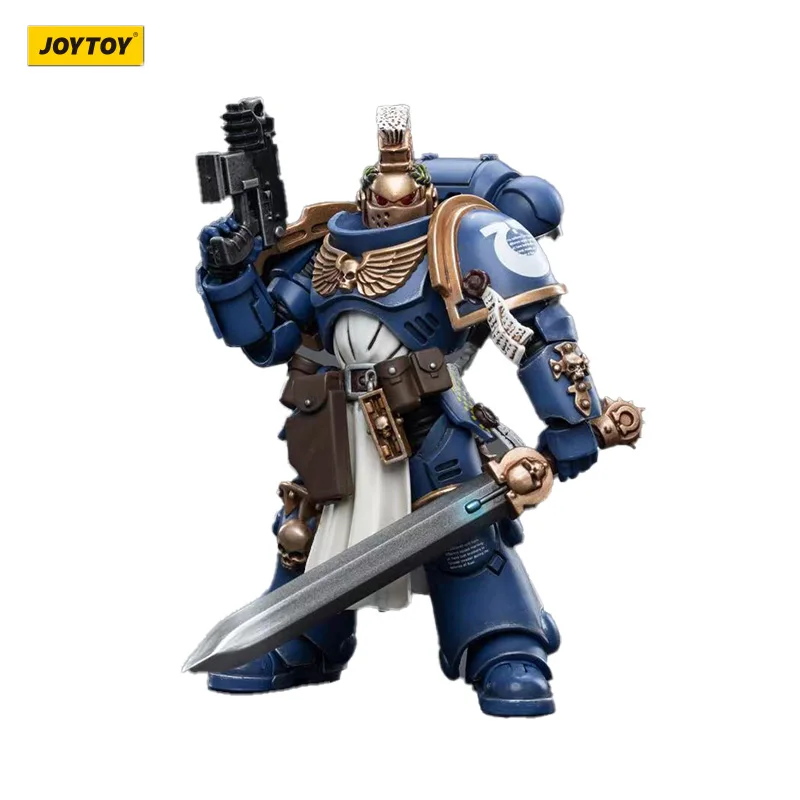 In Magazzino 100% Originale Joytoy Warhammer 40K Ultramarines Primaris Company Champion Brother Parnaeus 1/18 Robot Action Model
