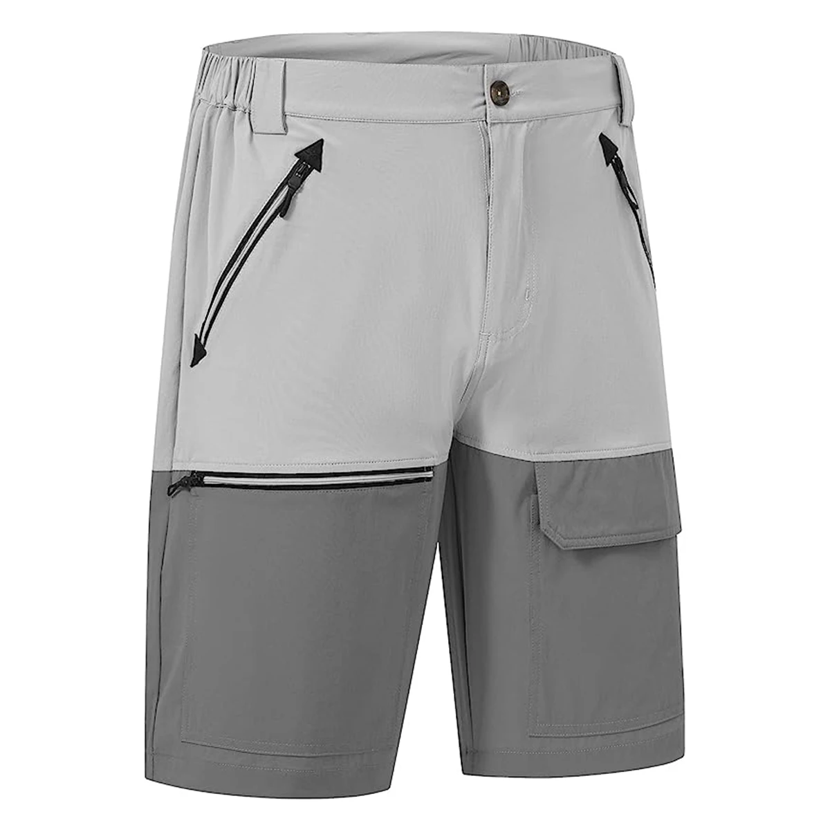 Summer Men's Cargo Shorts Quick Dry Multi-pockets Shorts Lightweight Breathable Hiking Fishing Workout Short Pants