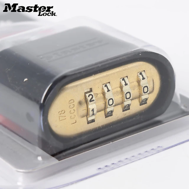 MASTER LOCK Brass Password Combination Code Lock Padlock Anti-theft Tamper-proof Anti-corrosion Anti-rusting Waterproof 178MCND 5