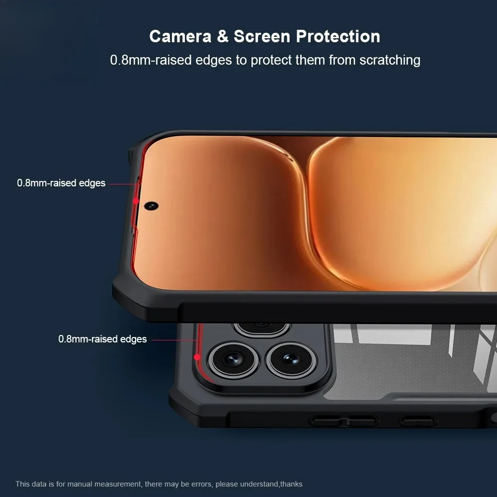 Premium Transparent Magnetic Phone Case with Four-Corner Protection