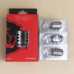 3pcs V12 Prince Coil X6 0.15OHM Heads For TFV12 Prince Sub-ohm Atomizer Tank