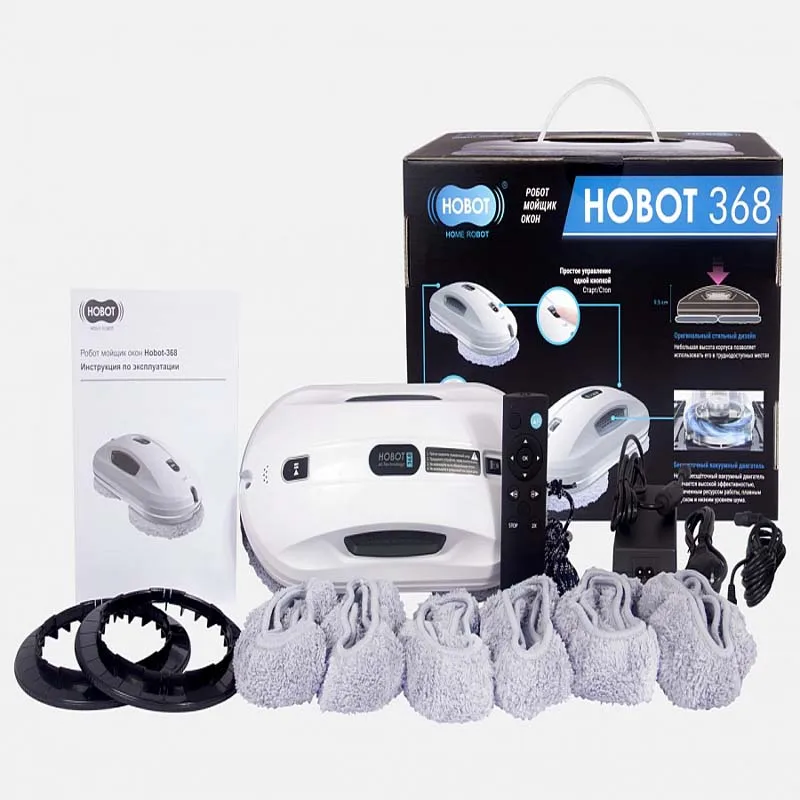 

Hobot 368 автоматическая очистка окон робот для очистки больших участков стекла вне окна