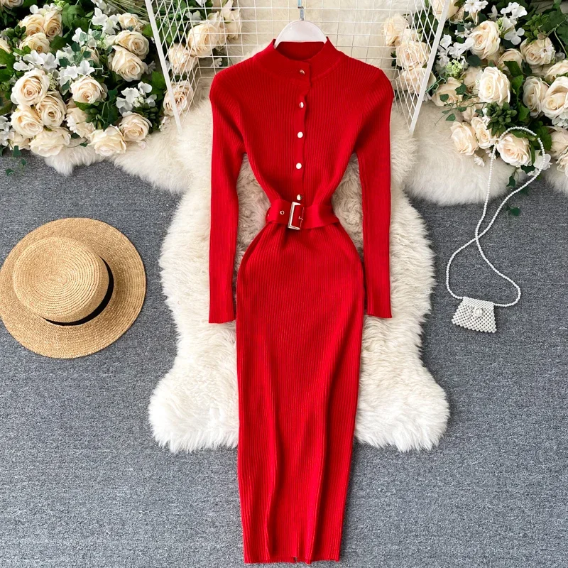 2024 Sexy Women's Perspective Mesh Mini Dress Stand Collar Long Sleeve Bodycon 3D Flower Decoration Dress Evening Party Vestidos