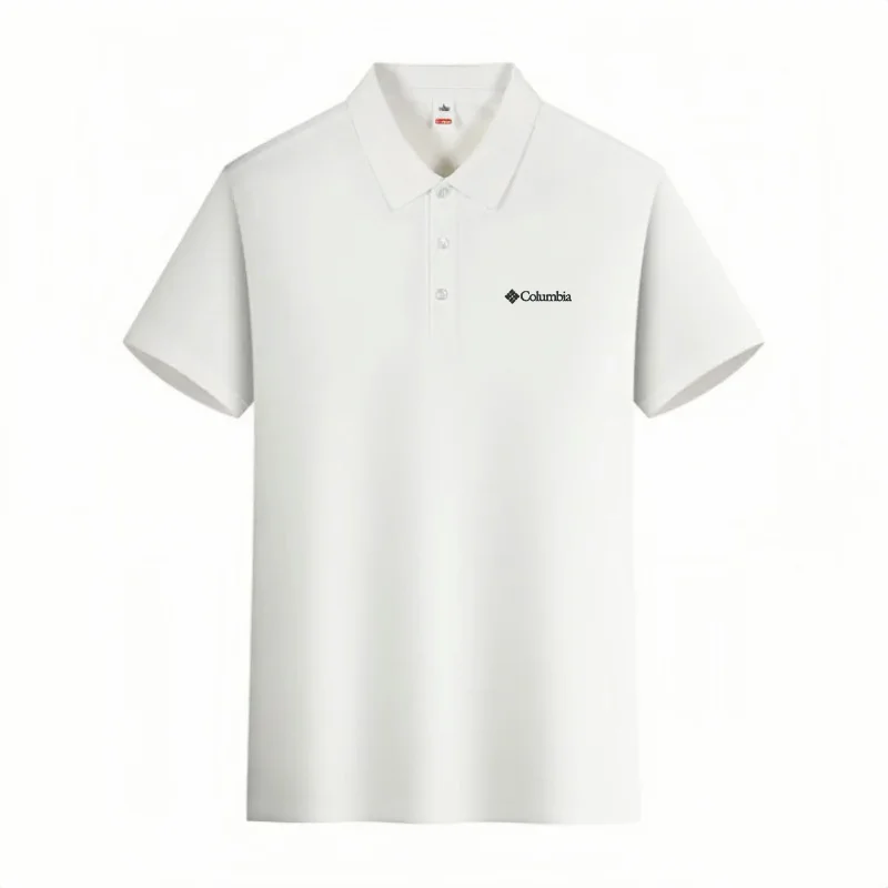 Men's short sleeved polo shirt high-end brand embroidered top 2026 summer new solid color comfortable and casual lapel T-shirt Sb4cf3fbefa644d47ad9f930de2355341P