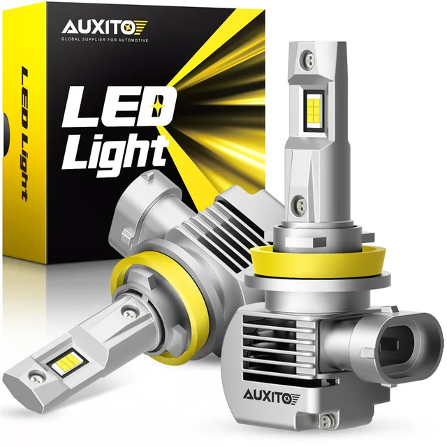 Auxito 2 × 100ワットH11 H8 H4 H7 led canバスエラーなしターボ Auxito 2 × 100ワットH11 H8 H4 H7 led canバスエラーなしターボ