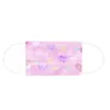 10pc Children Tie-Dye Gradient Printed Three-Layer Dust-Proof Disposable Mask Comfortable Material Disposable Mask MáScara 6
