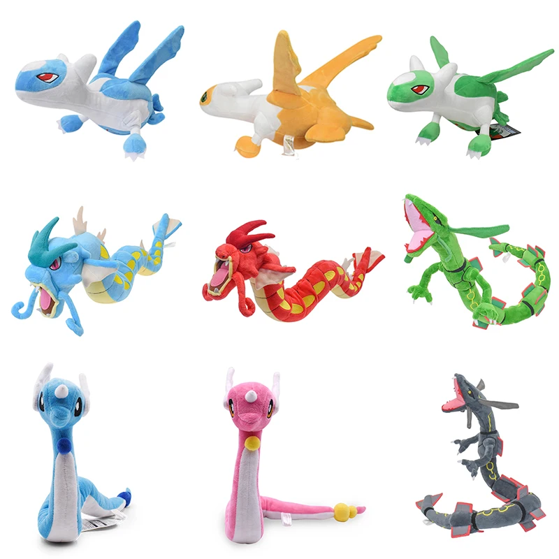 10pcs lot 20cm pokemon politoed plush toys dolls anime soft stuffed gifts 10 Styles Pokemon Plush Toys Shiny Rayquaza Gyarados Dragonair Soft Stuffed Peluche Dolls Latias Latios Anime Hot Toys Gifts